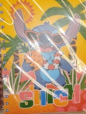 Kids' Stitch Tropical Spiral Notebook with Pineapple